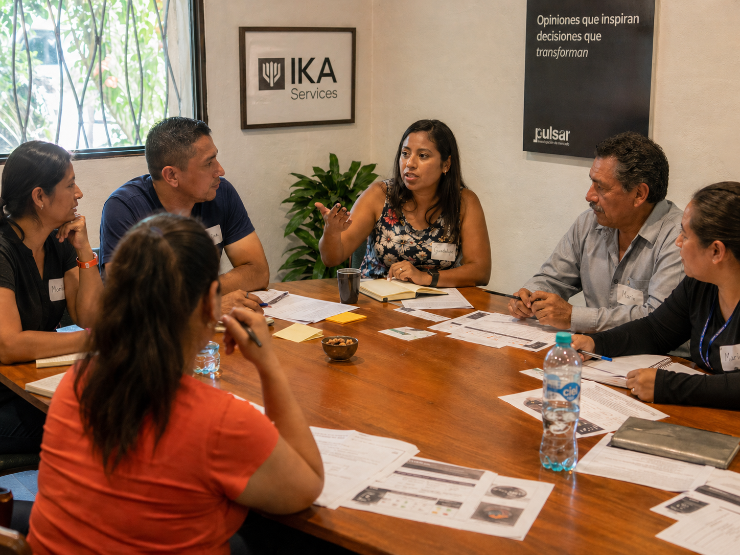 Sesión cualitativa con grupo